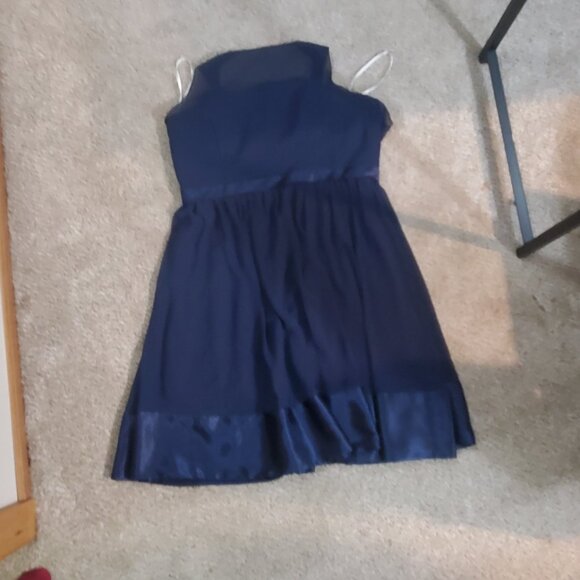 Navy Bridesmaid Dress - Size 18 - Picture 1 of 7